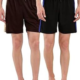 Polycotton Shorts for Men | Regular Fit | Cut & Sew Bermuda Short | Elasticated | 2 Sided Pockets | Solid | Above Knee Length | Ideal for Casual Outings | Pack of 2-image-39