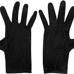 Girl's Cotton Hand Summer Gloves for Protection From Sun Burn/Heat/Pollution (Black-Free Size) -1 Pair-image-45