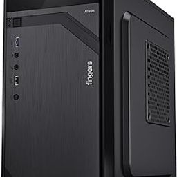 FINGERS Atlantic 3.0 Computer PC Case (Fashionable Micro ATX PC Cabinet with SMPS | BIS Certified)-image-0