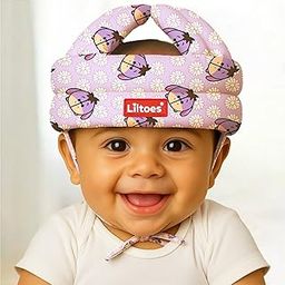 LILTOES Baby Head Protector for Safety of Kids 6M to 3 Years- Baby Safety Helmet with Proper Air Ventilation & Corner Guard Protection (Daisy Posey)-image-33