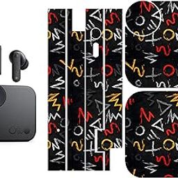 90stethix - Pre-Cut Audio Buds Skin Sticker Wrap - Compatible for CMF by Nothing Buds (Coverage - Charging Case)(Design-121)-image-49