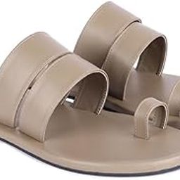Uri Toe-Ring Vegan Leather Slides-image-56