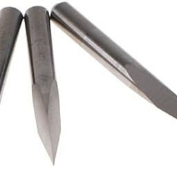 CLUB BOLLYWOOD 10 Pieces Tungsten Steel Engraving Bits Cnc Router Tool 0.1Mm 15 Degrees| Tool Bits | Manufacturing & Metalworking-image-1