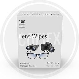 Lens Wipes 100 Count | Pre-Moistened Anti-Fog Lens Cleaner Wipes for Glasses, Sunglasses, Camera Lenses, Screens, and More | Individually Wrapped Eyeglasses Cleaner for Smartphones &Tablets-image-11