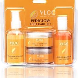 VLCC Pedi Glow Foot Care Kit - 100g + 200ml | Keeps Your Feet Clear, Soft, and Smooth | A Combo of Foot Cream, Foot Scrub, Foot Cleanser, and Foot Spray.-14