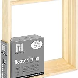 Ampersand Floaterframe for Wood Panels, 7/8 Inch Depth, Thin, 10x10 Inch, Maple (FTHIN781010M)-image-69