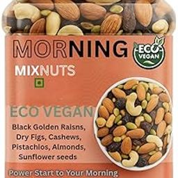 Eco Vegan mix nuts Dry fruits, morning snack, Snack Boost – Packed with Plant Power, 500g-image-2