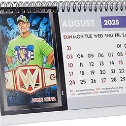 ESCAPER WWE Superstar Calendar 2025 Desk, WWE Wrestlemania Photos Calendar, WWE Fighters, WWE Raw Posters Calendar, WWF Superstars Calendar, WWE Belt Photo Calendar 2025-32