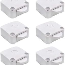 SP Electron (Pack of 6) Wardrobe switch Cabinet Lamp Switch Automatic Door Switch Push to off White-28