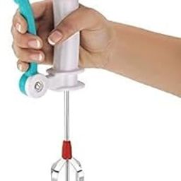Power Free Hand Blender & Beater for Kitchen with Stainless Steel Blades, ABS Plastic Material Used for Churning: Milk Shake, lassi, Butter Milk Etc (Multicolor)-10