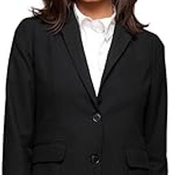 Stylish Regular Fit Black Formal Casual Blazer for Women's-image-93
