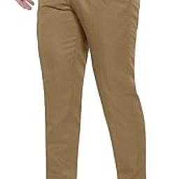 Men's Slim Fit Cotton Blend Dress Trousers, Formal Wear-picture-34