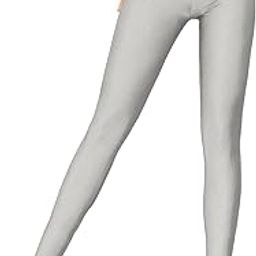 Girl's & Women's Shimmer Skin Color Solid Knitted Tailored Cut & Slim Fit Stretchable Nylon Elasthane Fabric Ankle Length Shimmer Leggings for Women, Skinny Tights Pants (Shimmer 214)-image-25