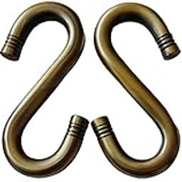 Kriya Home Decor Hi- Quality Strong and Sturdy Heavy Duty HI-Grade Quality Life TIME WARRENTY,S-Hook Swing, Patio Antique Finish Brass 16MM with Weight Capacity of 1000KG. (2)-image-18