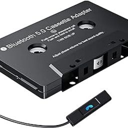 Mersoco Car Audio Cassette Adapter Receiver, Bluetooth 5.0 Cassette Aux Adapter for Listening Mobile Phone Music and Car Voice Handsfree(Black)-image-31