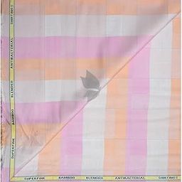 Bamboo Blended with Anti Bacterial benefits Jacquard pattern Multi Colour Unstitched Shirt Fabric of 1.6 Mts / VV2371E-image-75