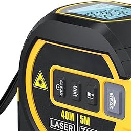 ATORSE Digital Rangefinder Multi Use Measuring Tool for Area Distance Measurement 4000cm Yellow-20