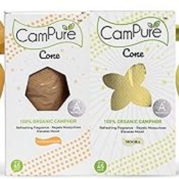 CamPure Camphor Cone (1 Sandalwood + 1 Mogra) Pack Of 2-100% Organic | Air Freshener For Car, Wardrobe, Office Cabin's, Drawers, Travel Bag & Bathroom-3