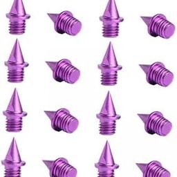 THE STYLE SUTRA® 2x16x Replacement Spikes for Track Shoes 7 mm for Jogging Climbing Competition Purple | Sporting Goods | Outdoor Sports | Track & Field-19