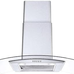 Mann Mart‚30-Inch Wall Mount Range Hood | Powerful 3-Speed Fan, Convertible Ducting System, Sleek Stainless Steel Design for Efficient Kitchen Ventilation-image-44