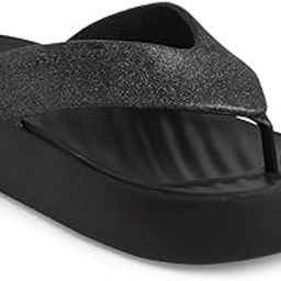 Women's Getaway Platform Glitter Flip Blk-image-82