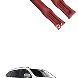 LOVMOTO Universal Car Gap Filler Organiser Car Seat Gap Filler, Car Seat Gap Organiser, PU Leather Car Accessories, Car Seat Console Side Pockets for Storage Comfortable With San-ta F-e-image-83