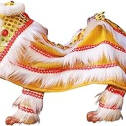 JAZZY PEARLS® Chinese Marionette Lion Toy 2025 Chinese New Year Decoration Spring Festival Yellow White|Toys & Hobbies | Educational | Other Educational Toys|1 Chinese Marionette Lion Toy-picture-14