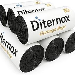 Shinezy Garbage Bags | Medium | 180 Count | 30 Bags X 6 Rolls | 19 X 21 Inches | For Dry & Wet Waste | Black-image-39