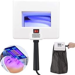 Yofuly Portable Facial Skin Analyzer with Shade Cloth, Woods Lamp for Home Use Salon SPA Machine-32