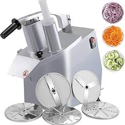 Mann Mart‚Powerful Commercial Food Processor with Dual Feeding Holes - 550W Electric Vegetable Slicer for Efficient Food Prep-image-37