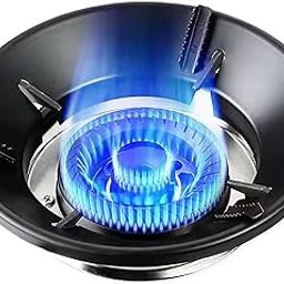 Kavens Premium Rust Resistant Non Stick Coated Black Gas Saver Burner Stand (Pack Of 2) Durable Efficient Flame Guard Energy Savings Chula Burner Support Gas Burner Stand Gas Stove Stand Gas Saver-image-10