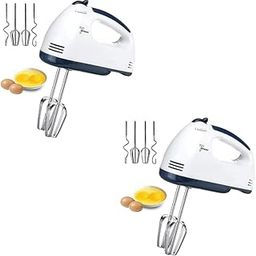 Drumstone 𝗕𝘂𝘆 𝟭 𝗚𝗲𝘁 𝟭 Handheld Electric Mixer, Comfortable Grip, Compact Design, Rust-Free Beaters, Ideal for Cakes, Dough, Cream & Kitchen Gift Ideas 𝟏𝟓 𝐘𝐞𝐚𝐫𝐬 𝐖𝐚𝐫𝐫𝐚𝐧𝐭𝐲-1