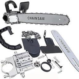 CHAHAR POWER TOOLS- 11.5 Inch Electric Chainsaw Bracket Adapter Set for Angle Grinder Machine Woodworking & Gardening Tool-15