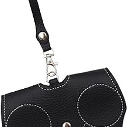 Glasses Bag Handmade Dustproof Glasses Clip PU Leather Case Eyeglasses Pouch Black|Health & Beauty | Vision Care | Eyeglass Cases-image-67