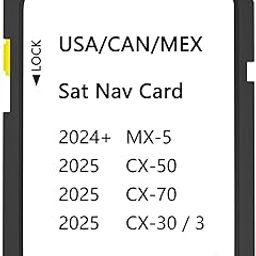 GPS Navigation SD Card Compatible with 2024+ MX-5, 2025 3/ CX-30, 2025 CX-50 / CX-70, USA/CAN/MEX Maps-30