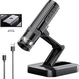 ZORBES® Digital Microscope 50X-1000X Zoom 1080P 200W HD Pixels Folding Arm Design Portable Wireless USB Microscope with 8 LED Lights, Compatible with Windows & Mac, USB Charging-20