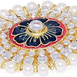 Vintage Gold Plated Enamel Brooch Garment Accessory for Men and women (Unisex)-image-51