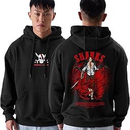 Anime Oversized Hoodies for Men and Women Shanks dropshoulder Unisex Hoodie-image-12