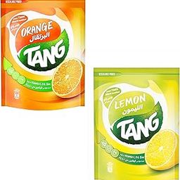 Tang Orange & Tang Lemon Flavoured Drink Mix with Vitamin C, D & Zinc, (Each 375g), Resealable Pouch | Imported From UAE-image-10