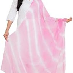 Women's Chiffon Lehariya (Tie & Die) Dupatta-18