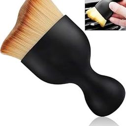RizQmart Car Interior Detail Brush, Soft Bristle Cleaning Tool, Curved Design for Dust Collection, Dusting Tool for Air Conditioner Vents, Leather,Leather,Scratch Free (Pack of 1)-image-28