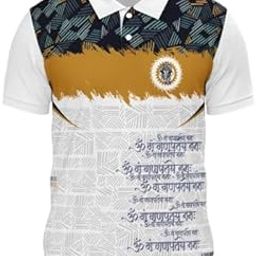 SUB Creation Ganpati Printed Sports Jersey t Shirt VSP Sports (in, Alpha, 2XL, Regular, Standard, Navyblue and Grey)-image-11