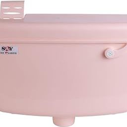 SAY PLASTO Flushing Cistern, Flush Tank, Side Push 10 LTR Capacity, Air Freshner Pocket, Polypropylene Smart PVC Cistern (Pink)-image-16