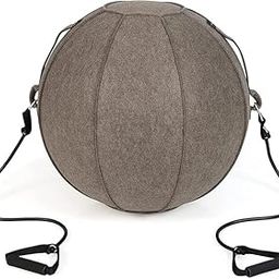 Jukkre Pregnancy Ball Birthing Ball, Yoga Ball for Maternity, Labor Birth, Exercise, Physio, Stability Ball Chair for Office with Cover, 65 cm Sitting Ball for Office, Therapy, Home & Fitness-image-35