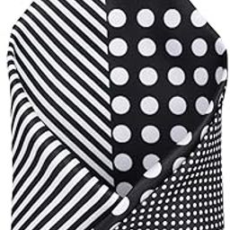 Men Black Party Pocket Square-image-28