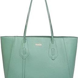 kleio Vegan Leather Zipper Office Tote with Laptop Compartment (14"), Sleek Elegant Handbag with Double Straps for Girls, Professional Office Travel & College Bag-picture-9