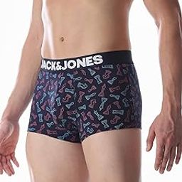 jack & jones Men's Cotton Blend Modern Trunks-picture-31