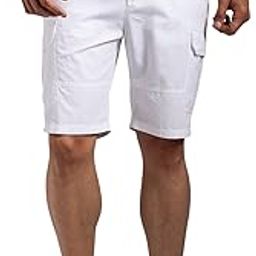 Men's | Regular Fit | 100% Cotton | Breathable | Light Weight | 6 Pockets | Cargo Shorts for Men-image-85
