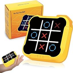 Tic Tac Toe Bolt Game 4-in-1 Handheld Portable Electronic Toy, Educational Board Games Puzzle for Kids and Adults, Perfect for Travel, Road Trips, and Birthday Gifts - Fun Memory Game-image-70