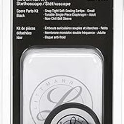3M Littmann Stethoscope Spare Parts Kit, Classic II S.E., Black, 40005-17